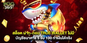 สล็อต ฝาก-ถอน true wallet ไม่มี บัญชีธนาคาร 5 รับ 100 ทำเงินได้จริง