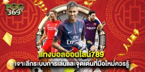 แทงบอลออนไลน์789 เจาะลึกระบบการเล่นและจุดเด่นที่มือใหม่ควรรู้